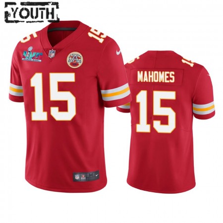 Kinder Kansas City Chiefs Trikot Patrick Mahomes 15 Super Bowl LVII Vapor Limited Gold